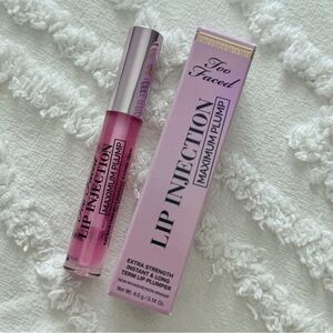 NEW Too Faced Lip Injection Maximum Plump Lip Gloss — Magic Crystal